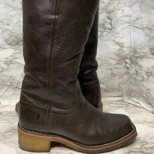 Vintage frye shearling lined campus boots Sz 9B